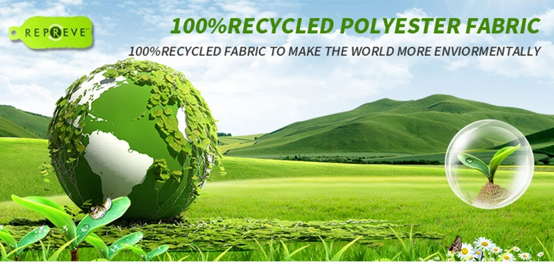 Quality Environmental Protection 100% Recycled Polyester RPET Microfiber Package or Roll Package