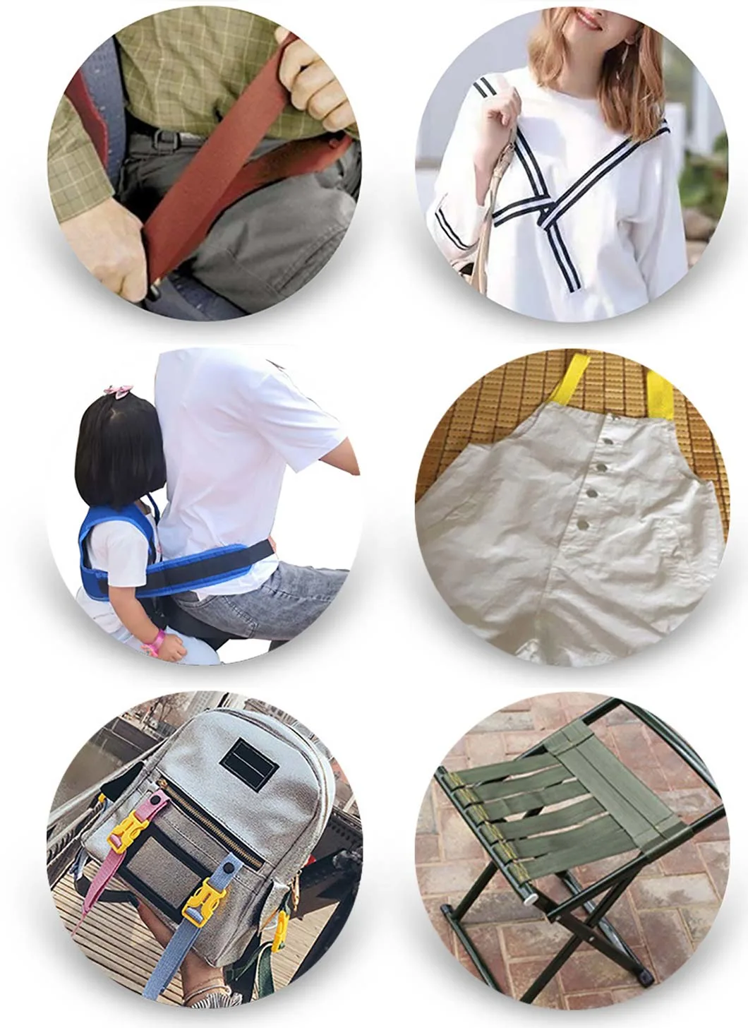 Wholesale Custom 25mm/32mm Nylon Jacquard Belt Webbing for Bag Strap/Belts