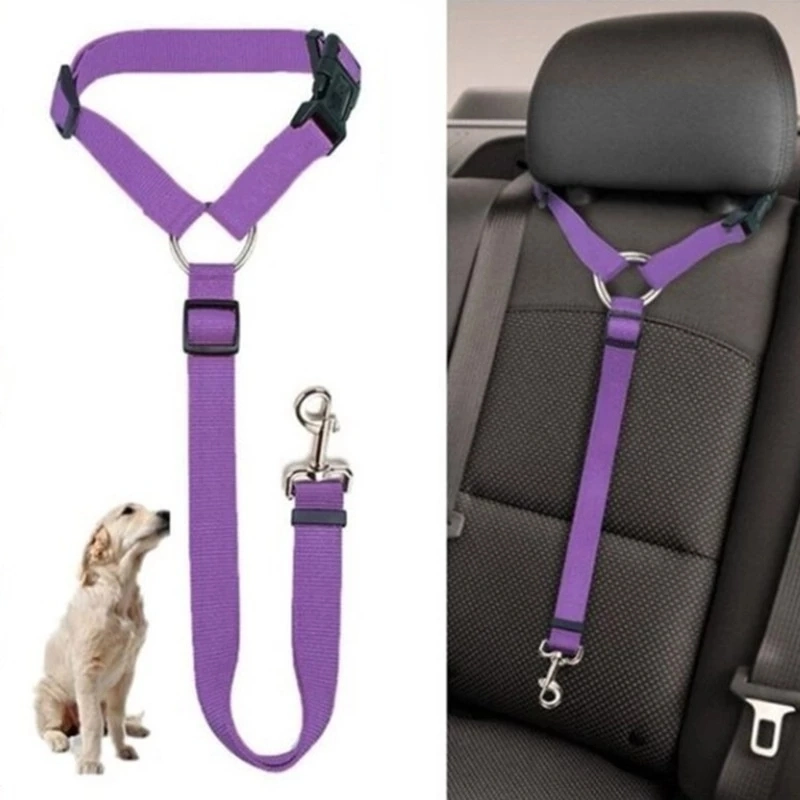 Pet Nylon Leash Dog Products Backseat Safety Dog Seat Belt