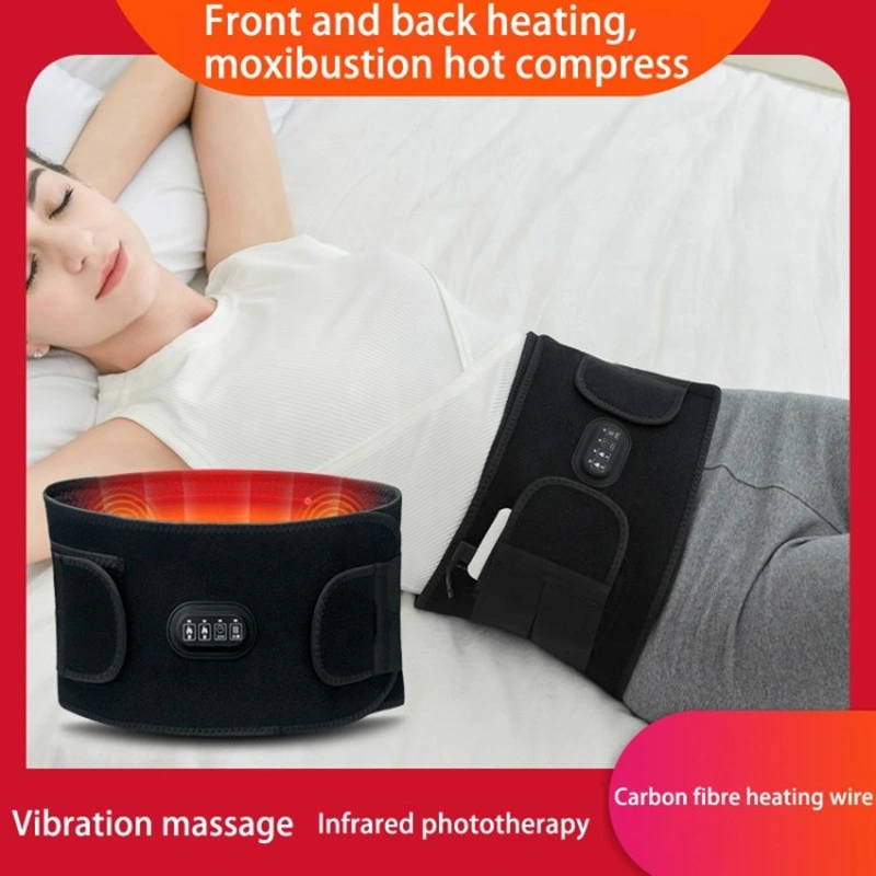 Lower Back Massaging Belt Belly Pain Belt Heating Waist Belt