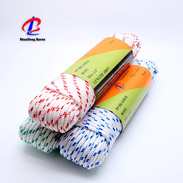 Practical Purpose PP Multifilament 16 Strands Braided Rope for DIY, Crafts, Gardening