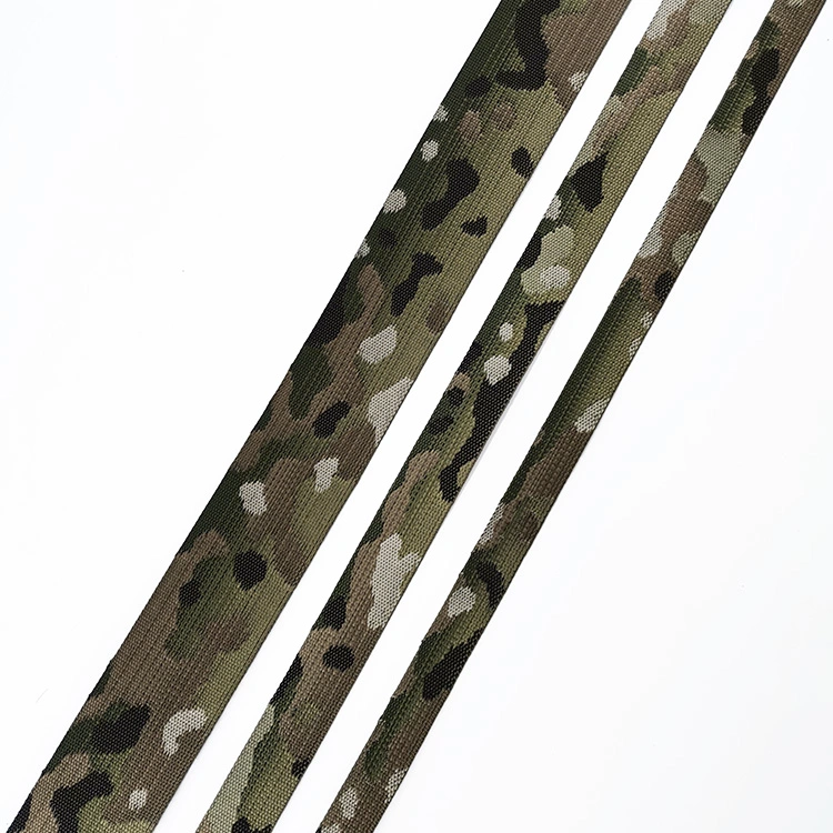 Irr Jacquard Camouflage Tactical Nylon Webbing