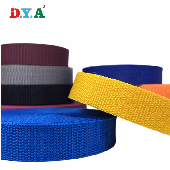 Manufacturer Custom Color High Tenacity PP Polypropylene Strap Webbing for Backpack/Luggage