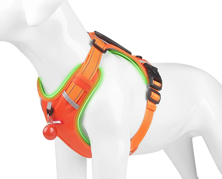 New Pet Chest Belt Vest Type Reflective Large Explosion-Proof Dog Driving Belt