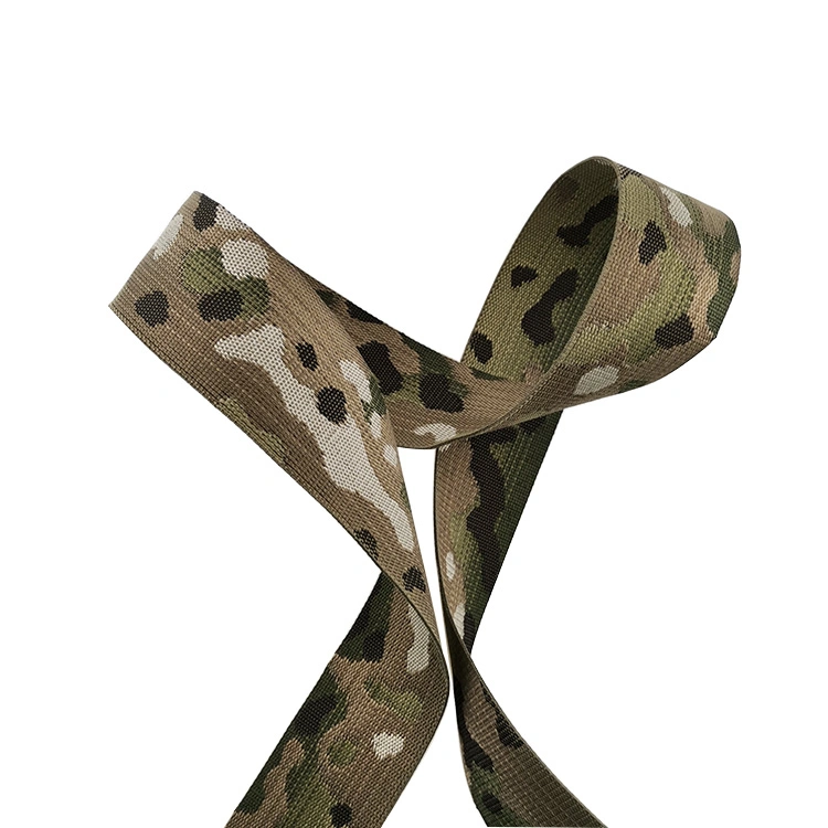 Irr Jacquard Camouflage Tactical Nylon Webbing