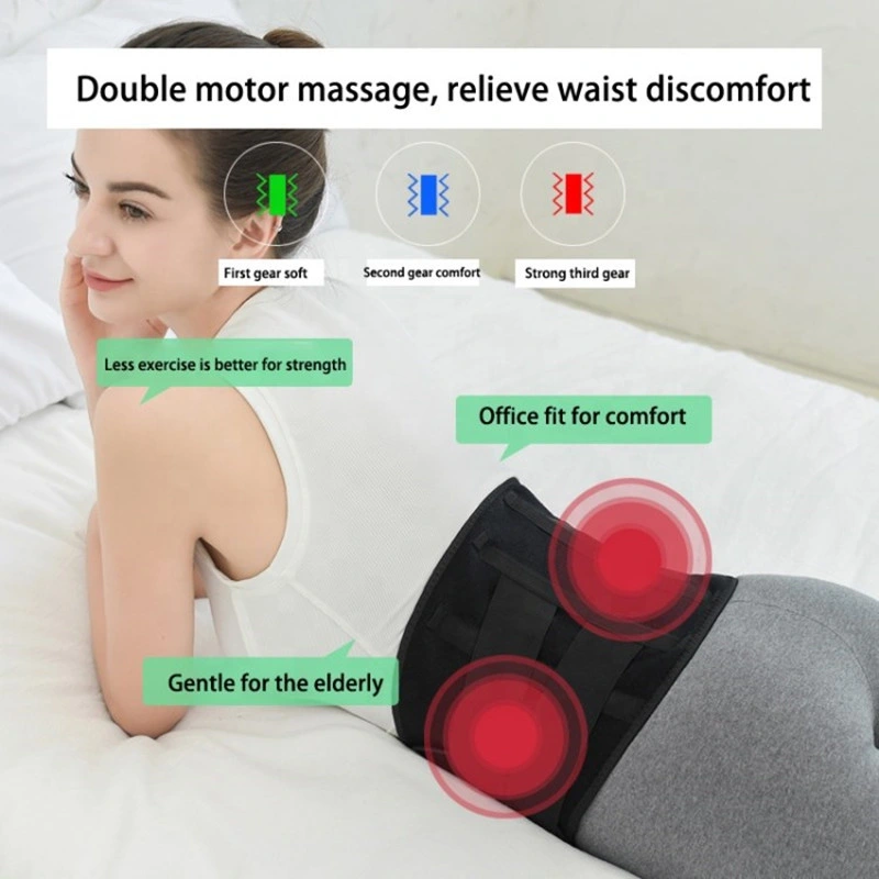Lower Back Massaging Belt Belly Pain Belt Heating Waist Belt