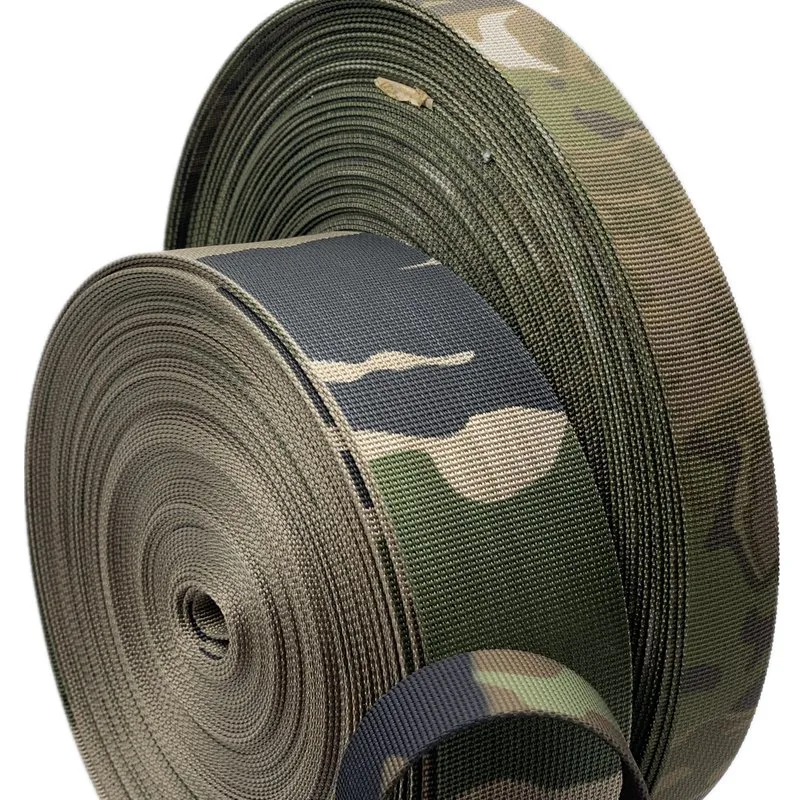 Custom Anti-Infrared Irr Tactical Camo Strap Polyester Nylon Belt Camouflage Webbing Sling