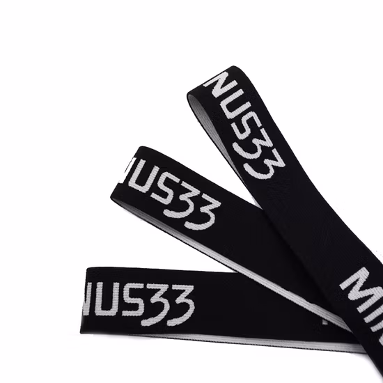 High Quality Custom Jacquard Elastic Nylon Webbing for Compression Sportswear Elastic Rubber Webbing