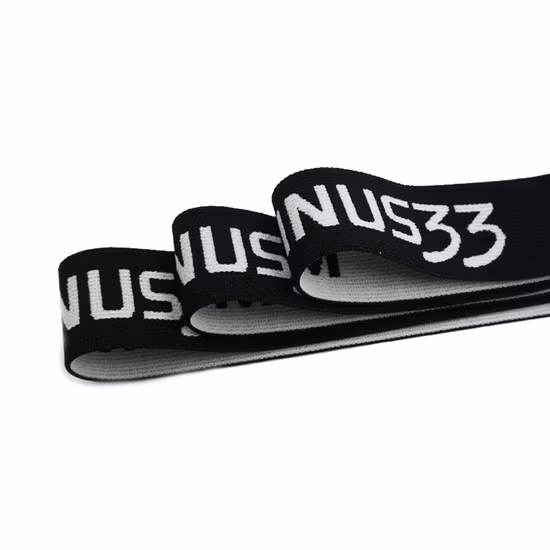 High Quality Custom Jacquard Elastic Nylon Webbing for Compression Sportswear Elastic Rubber Webbing