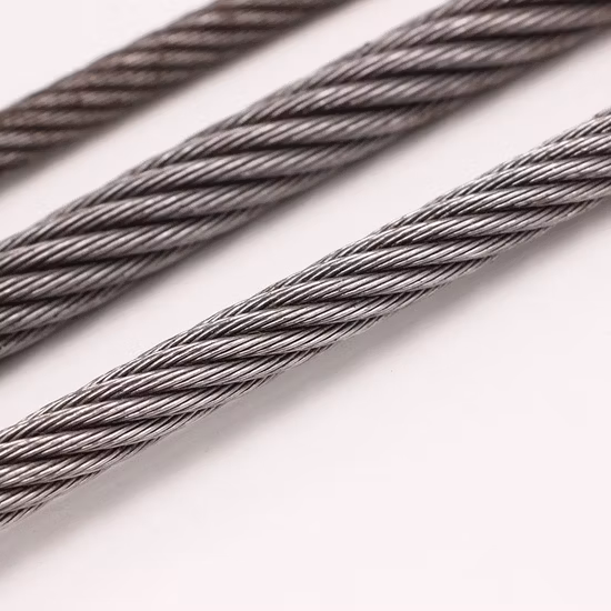 Steel Cable Factory Wholesale Plastic Coated Galvanized Stainless Steel Wire Rope
