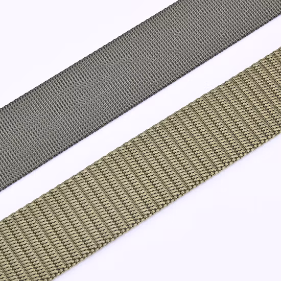 Custom Width Camo Green Nylon Polyester Tactical Webbing Colorful for Bag and Belt