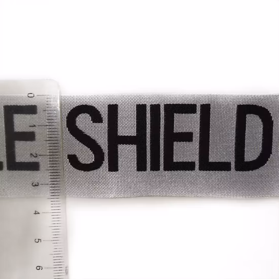 Custom Durable Soft Polyamide Band Woven Bead Pattern Elastic Webbing
